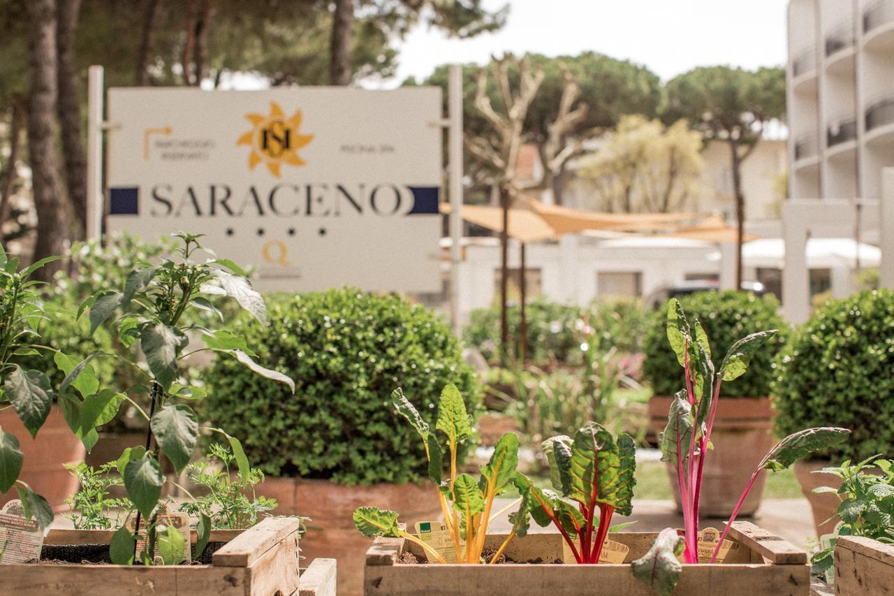 Hotel Saraceno Resort With Private Beach Milano Marittima Bagian luar foto