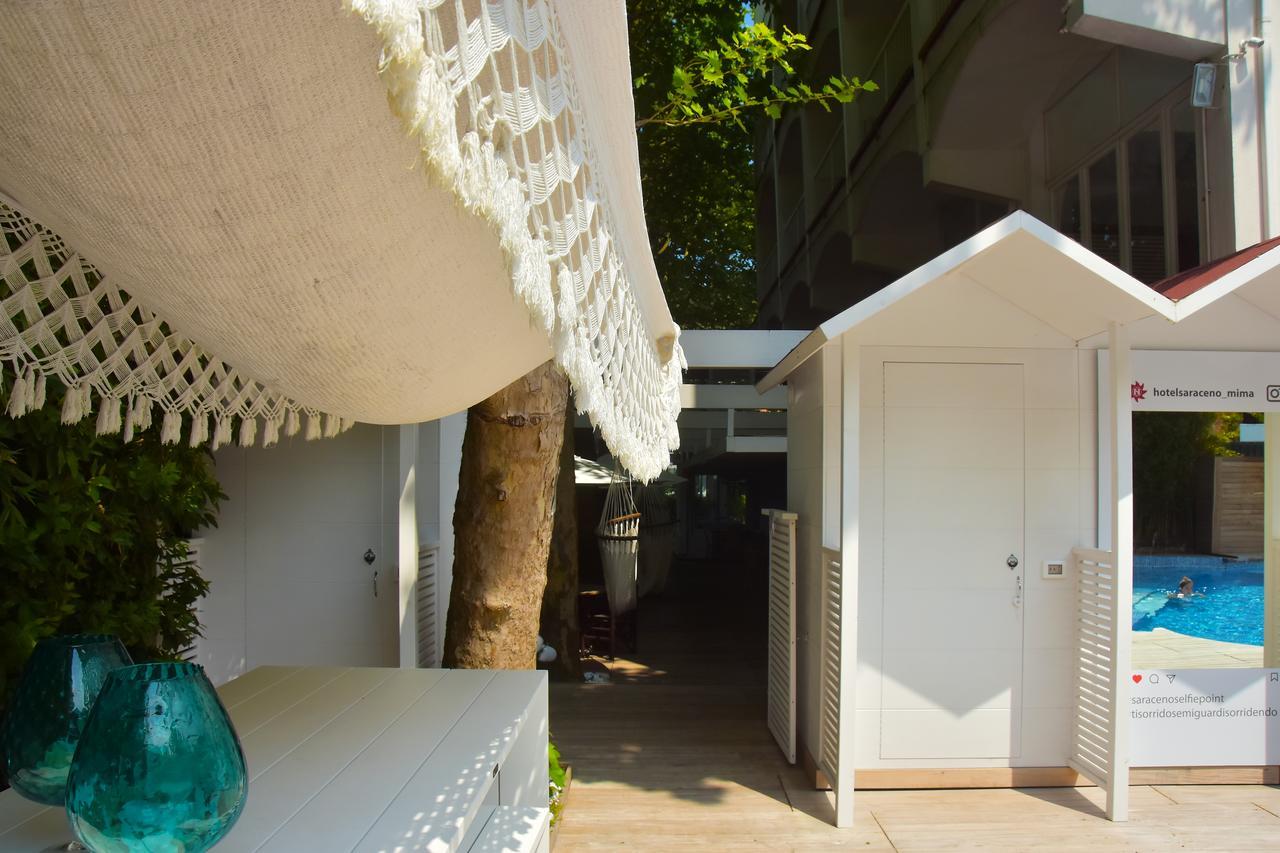 Hotel Saraceno Resort With Private Beach Milano Marittima Bagian luar foto